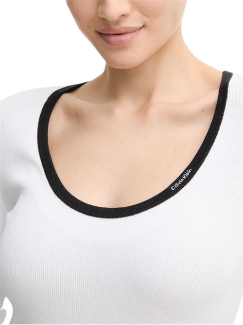 Maglia in misto cotone Calvin Klein Jeans | LV044D360GUB1